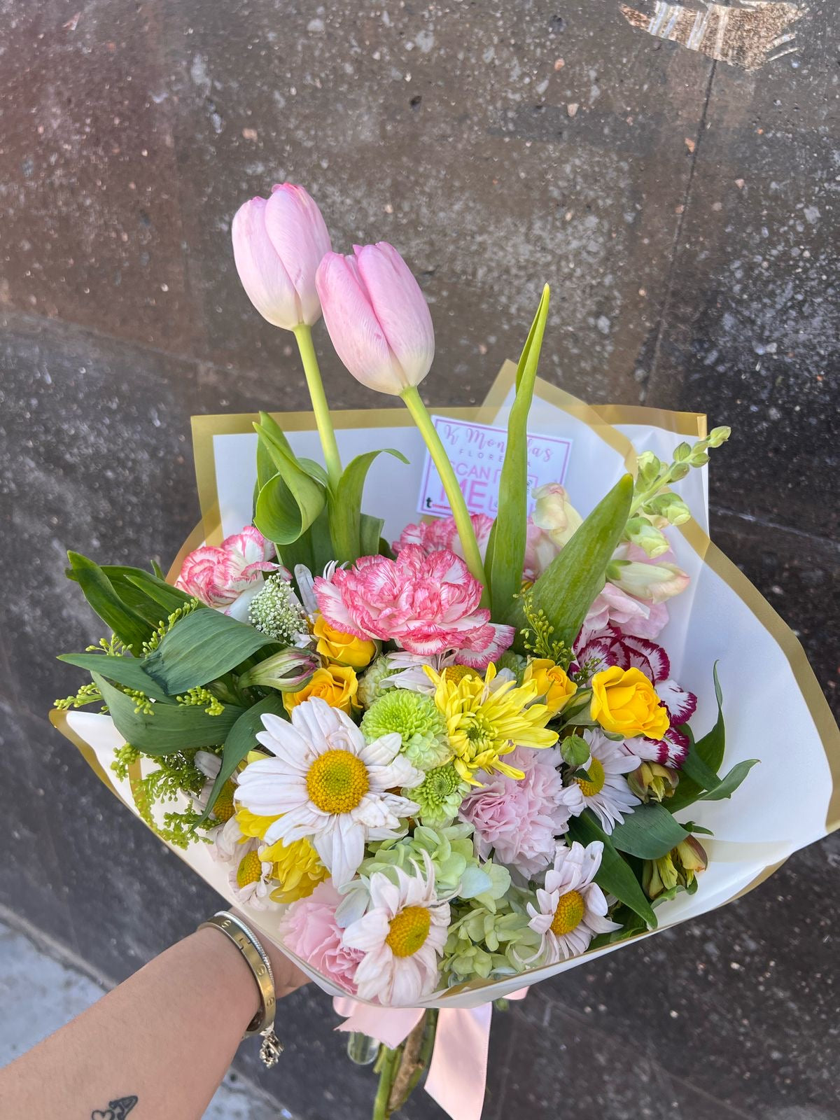 Ramo 2 tulipanes