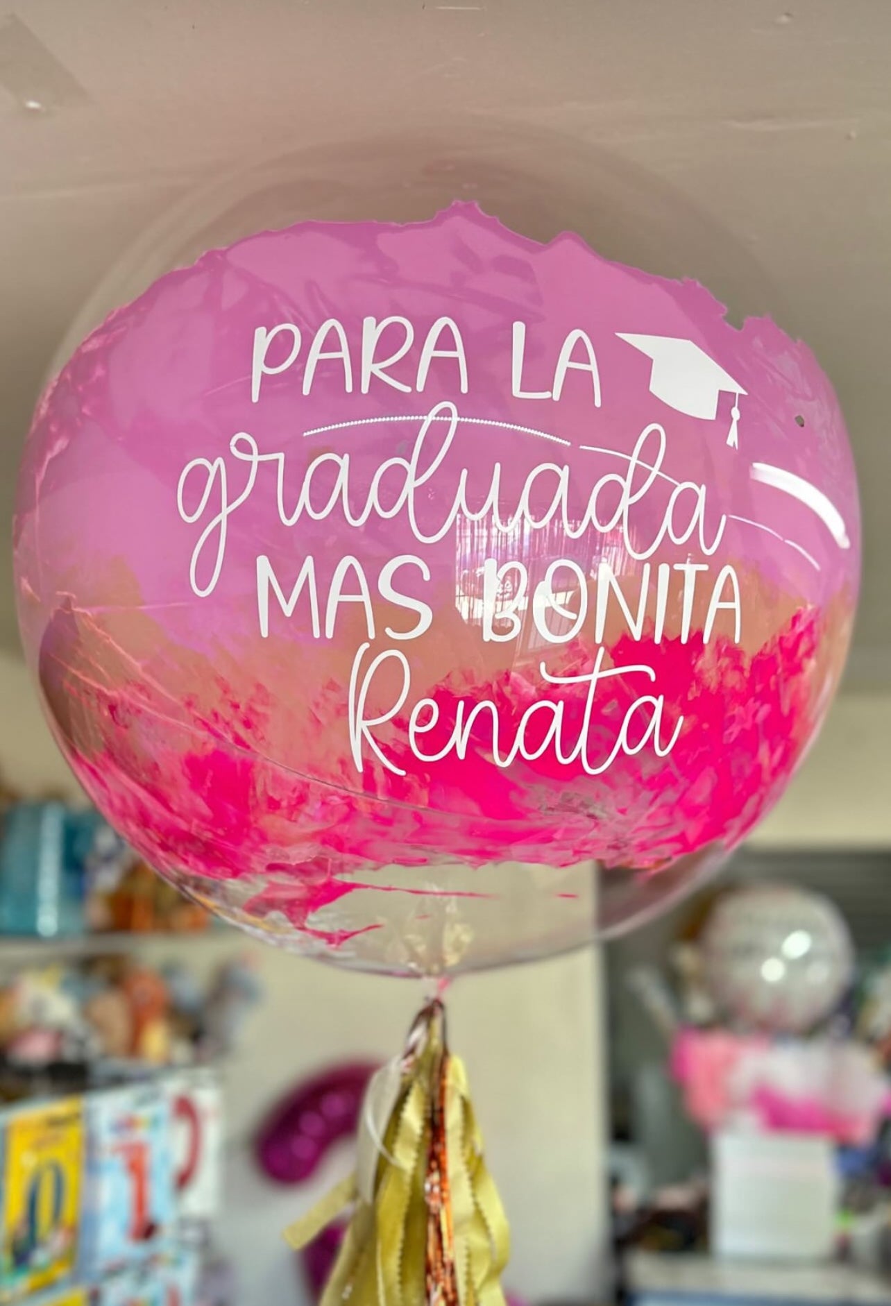 Globo Burbuja Med Graduacion