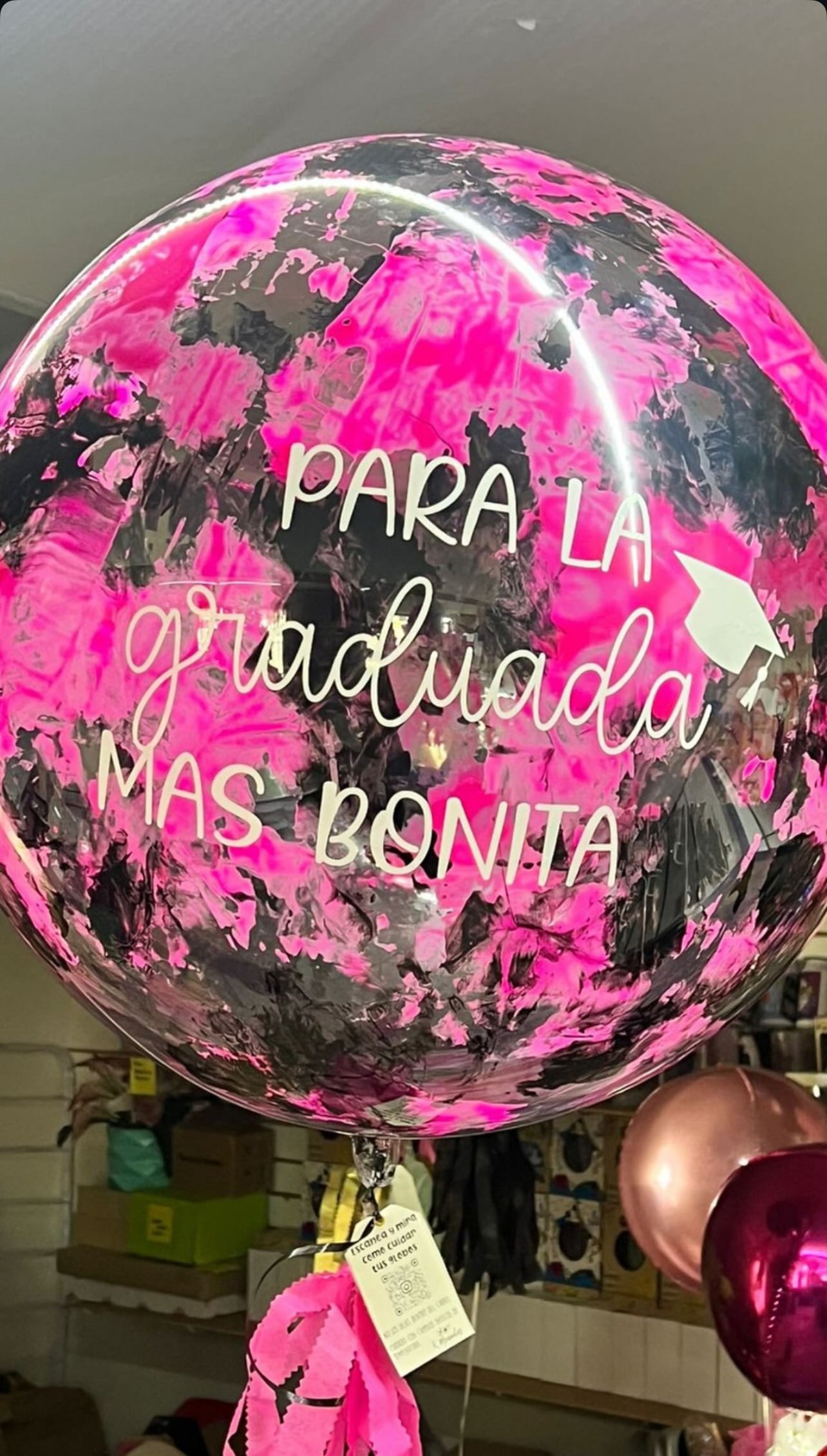 Globo Burbuja Med Graduacion